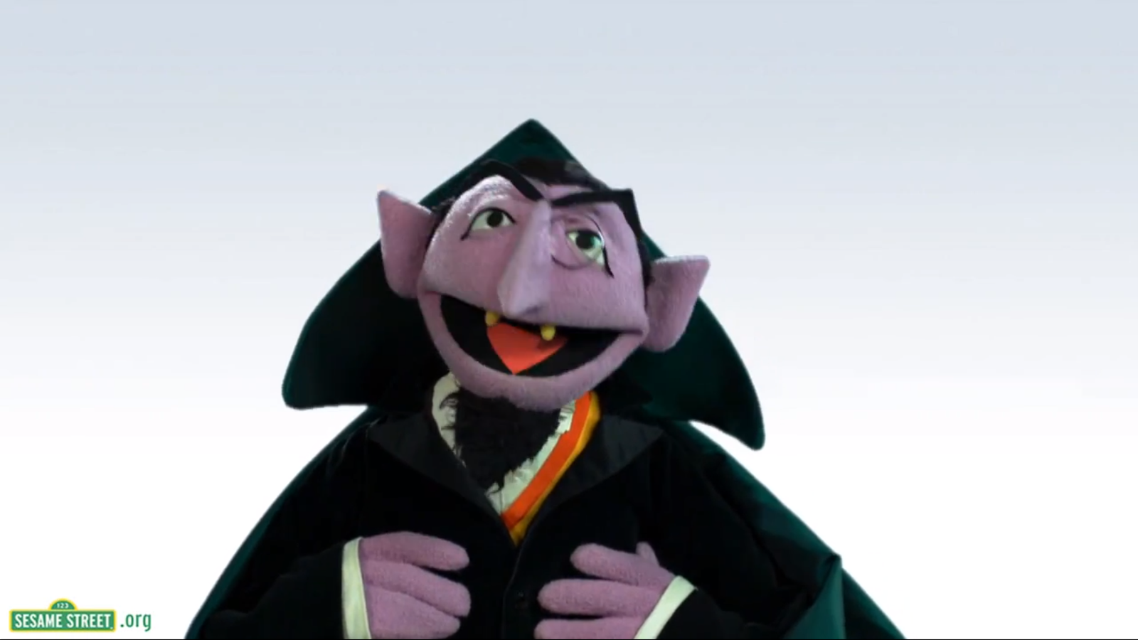 Sesame Street's Count von Count. Can't Count