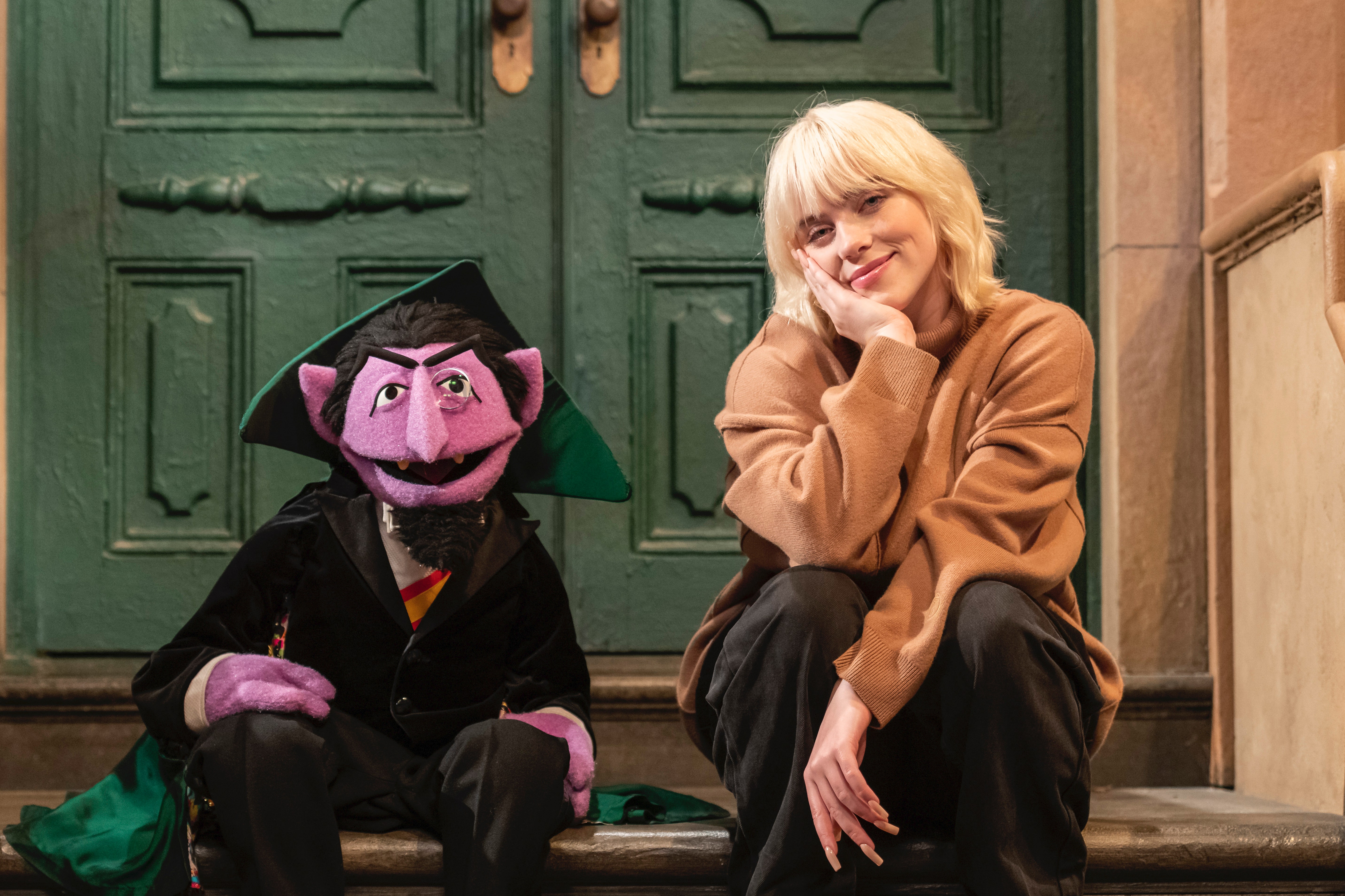 Watch Billie Eilish Sing “Happier Than Ever” with the Count on Sesame Street
