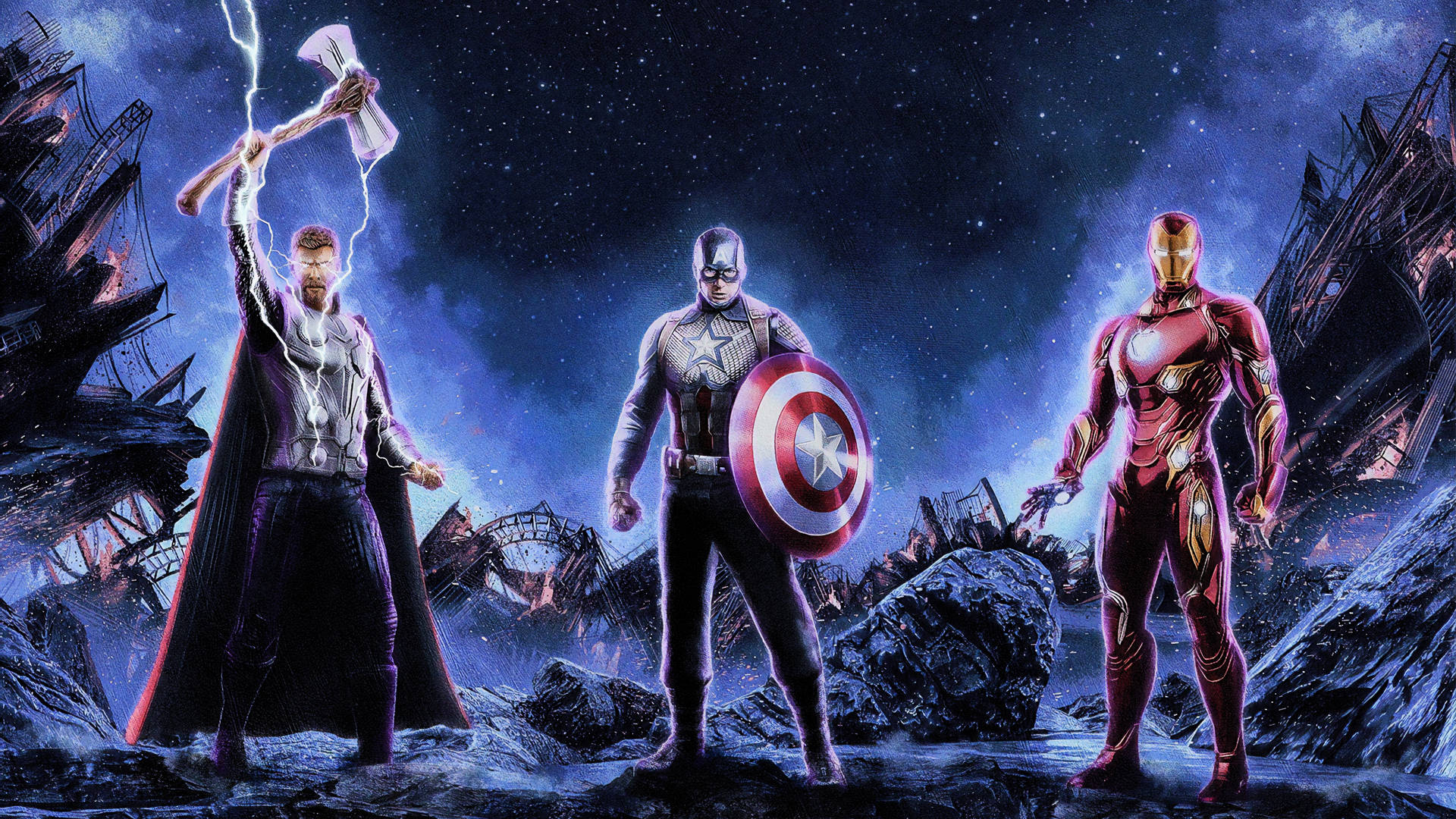 Marvel Trio Wallpapers - Wallpaper Cave