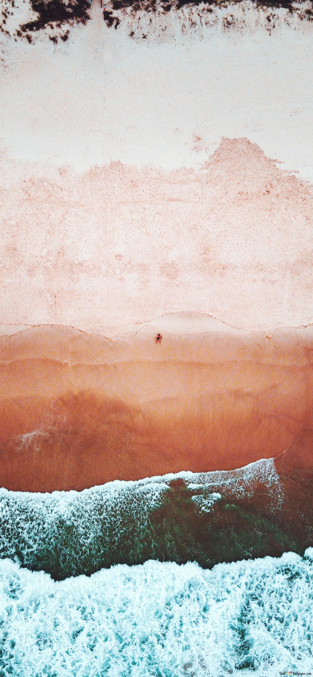 White And Brown Abstract Painting 2K wallpaper download