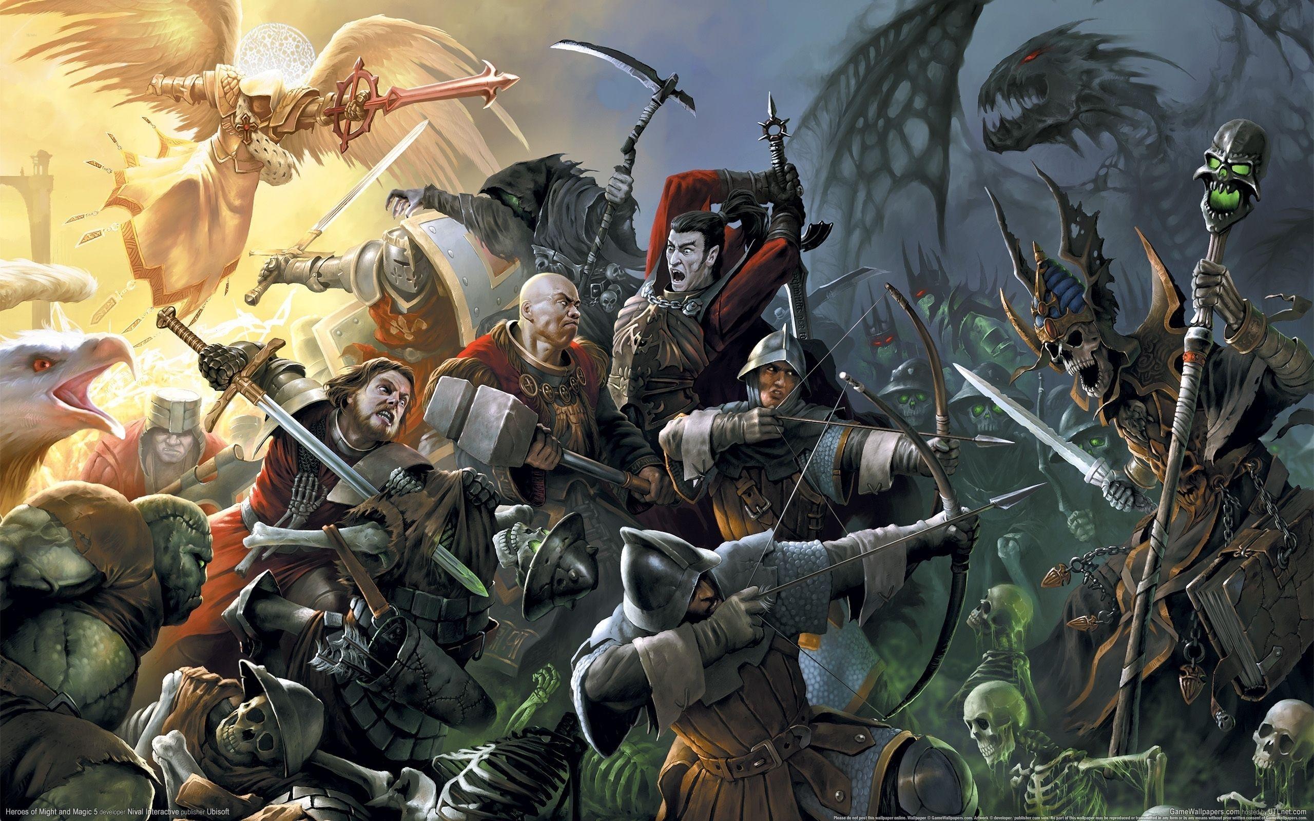 Wallpaper Might and Magic battle Might and Magic: Fan site