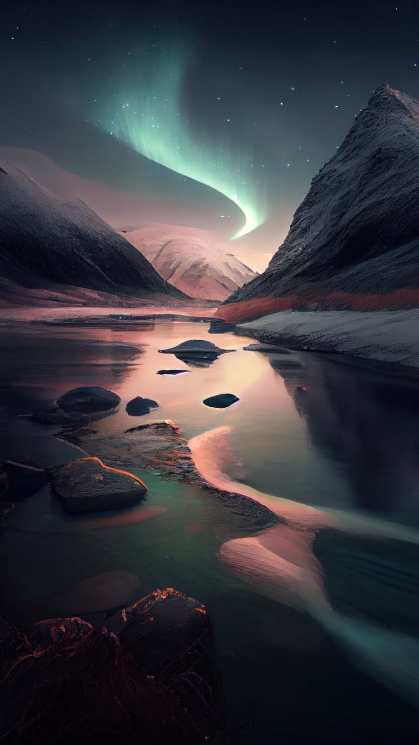 Water Reflection Northern Lights IPhone Wallpaper HD Wallpaper, iPhone Wallpaper