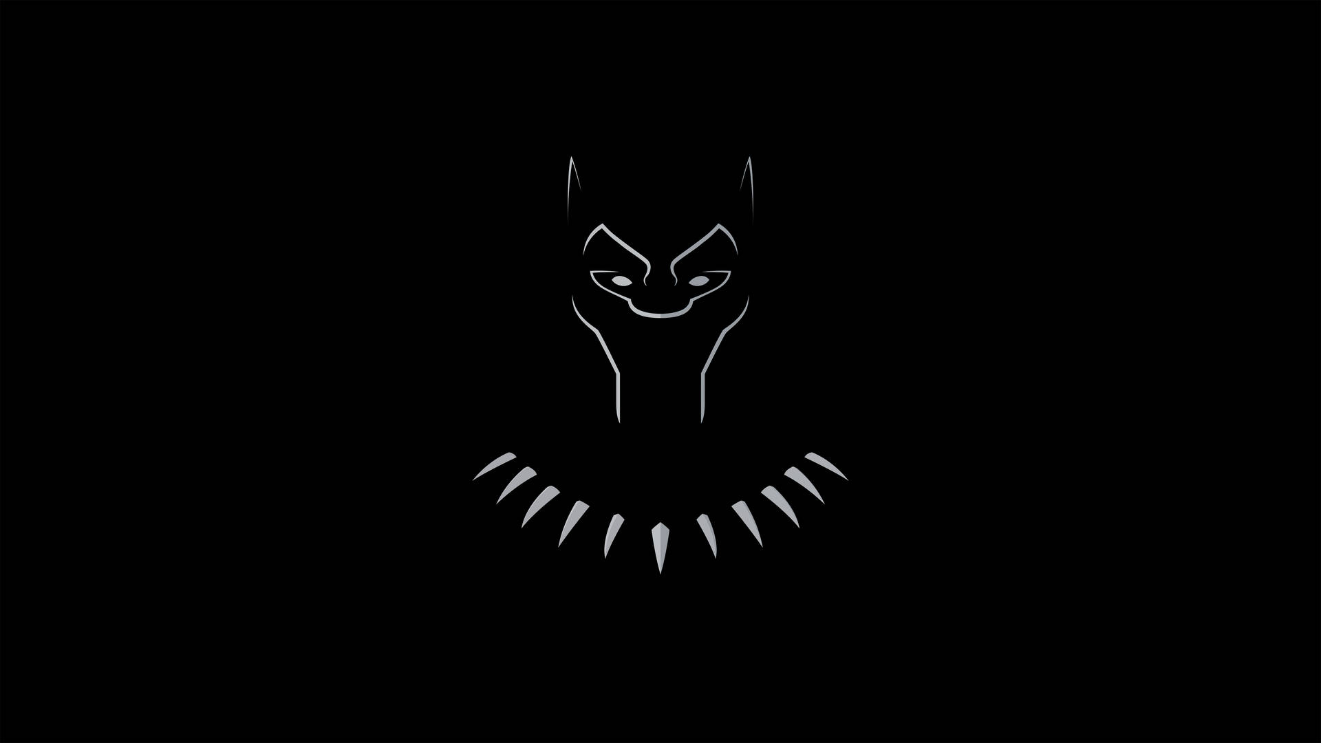 Download Minimal Black Panther 4K Ultra