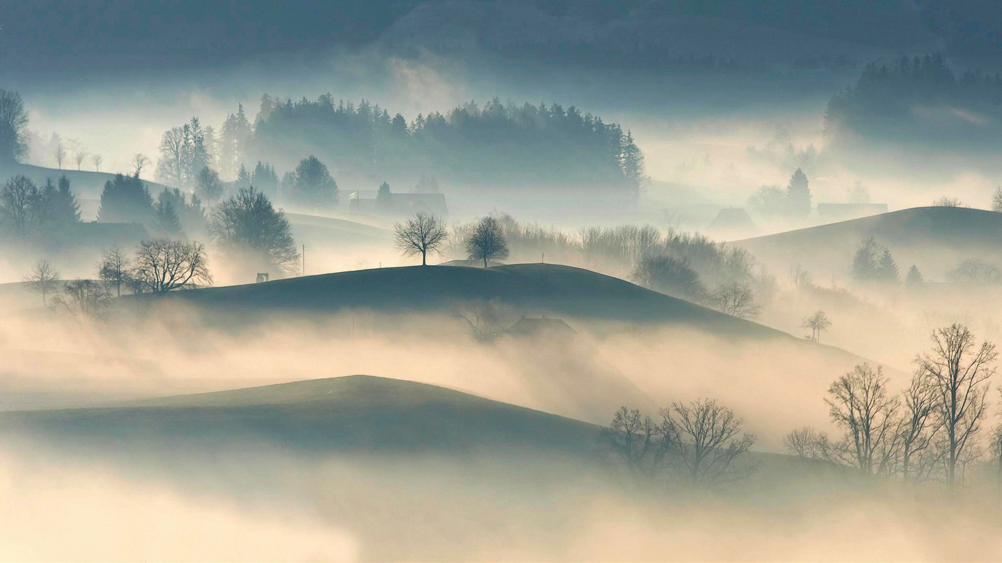 Fog Landscape Wallpaper