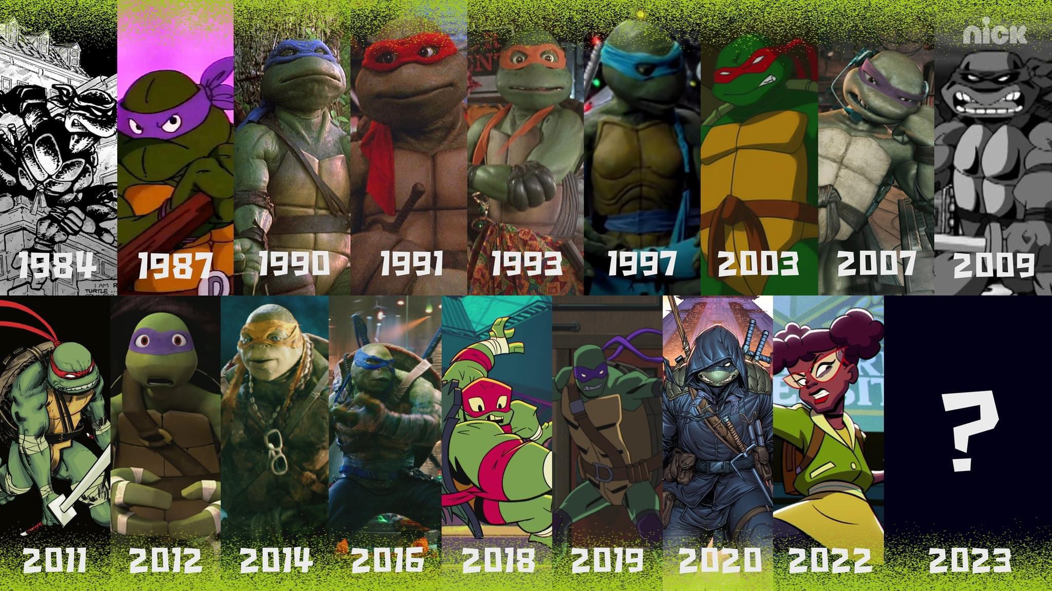 As we approach 39 years of Turtle Power, which iteration of TMNT is your favourite? And are you excited for Mutant Mayhem in 2023? (Image from TMNT Facebook Page)