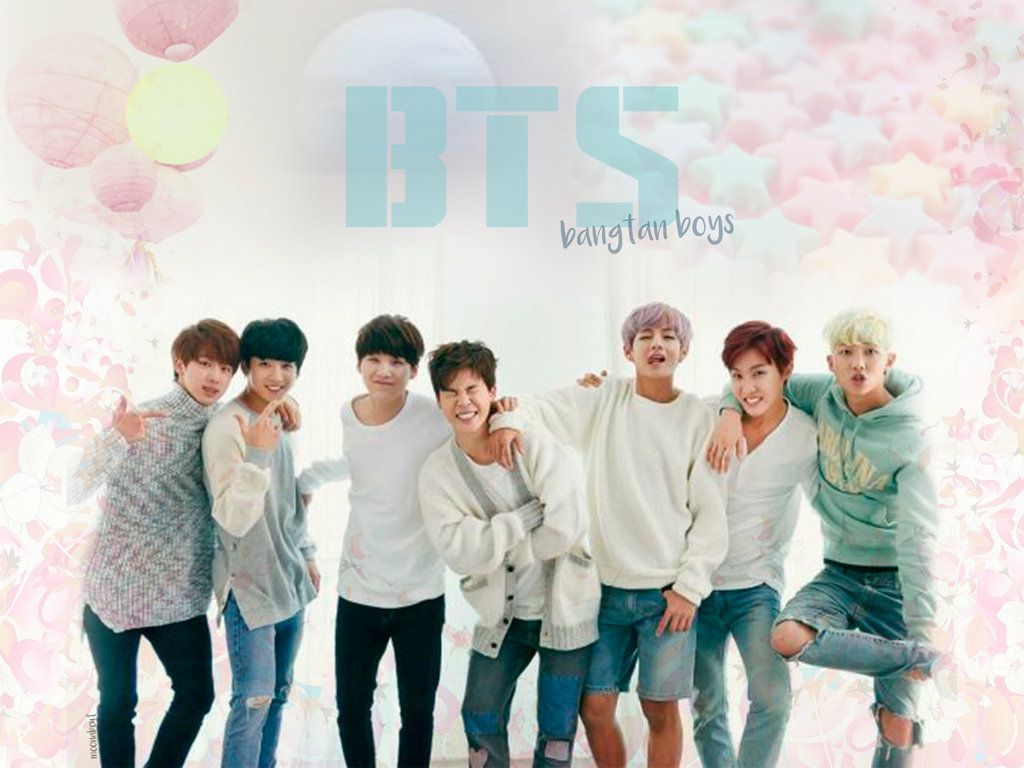 Cute BTS Laptop Wallpaper