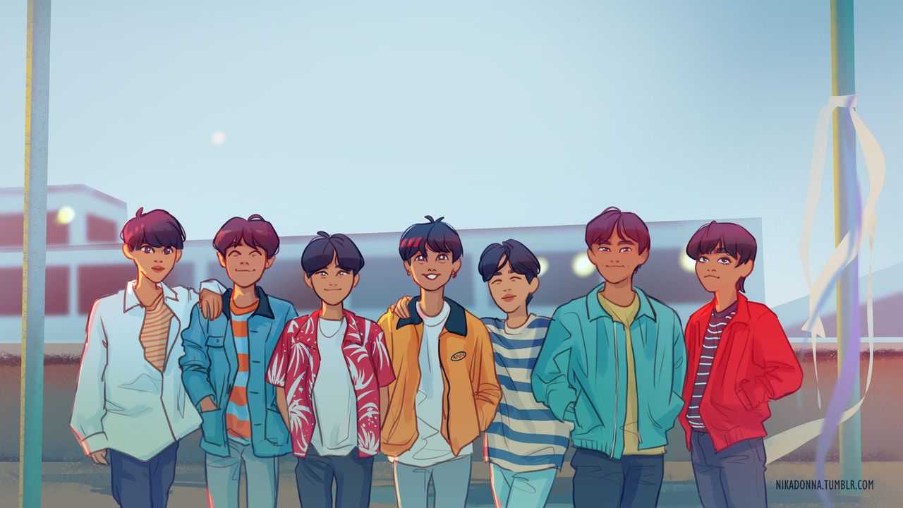 BTS Laptop Wallpaper