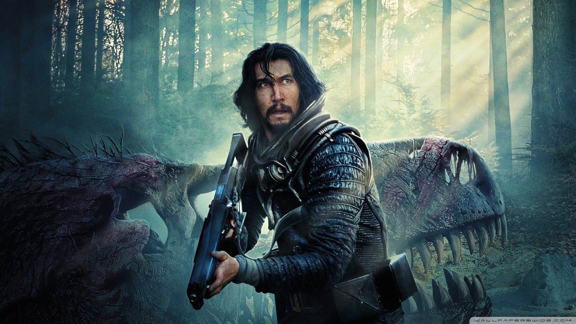 Adam Driver as Mills, 65 2023 Movie Ultra HD Desktop Background Wallpaper for 4K UHD TV, Widescreen & UltraWide Desktop & Laptop, Tablet