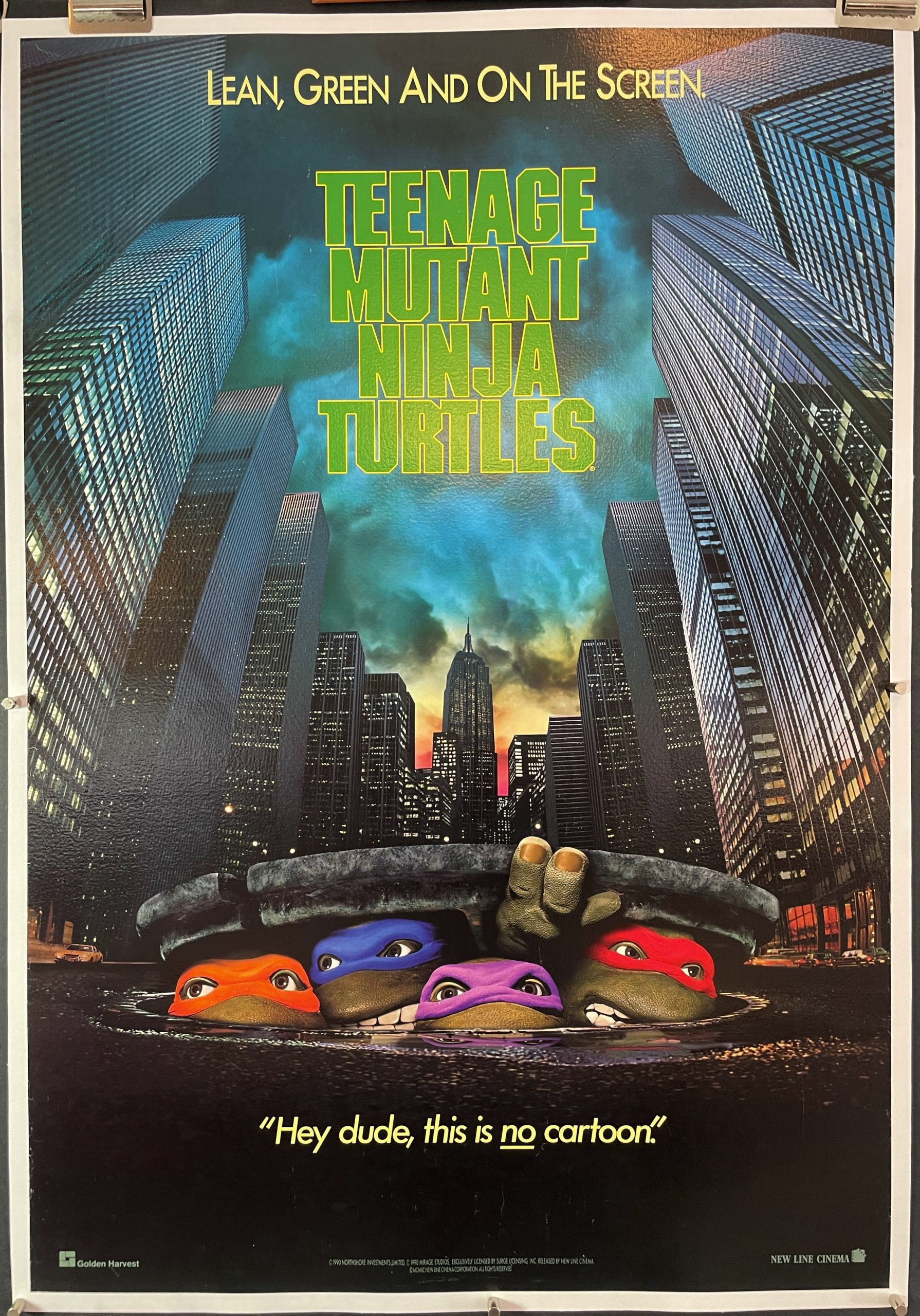 Teenage Mutant Ninja Turtles 1990 Stream Deutsch Teenage Mutant Ninja Turtles Movie 1990 Poster