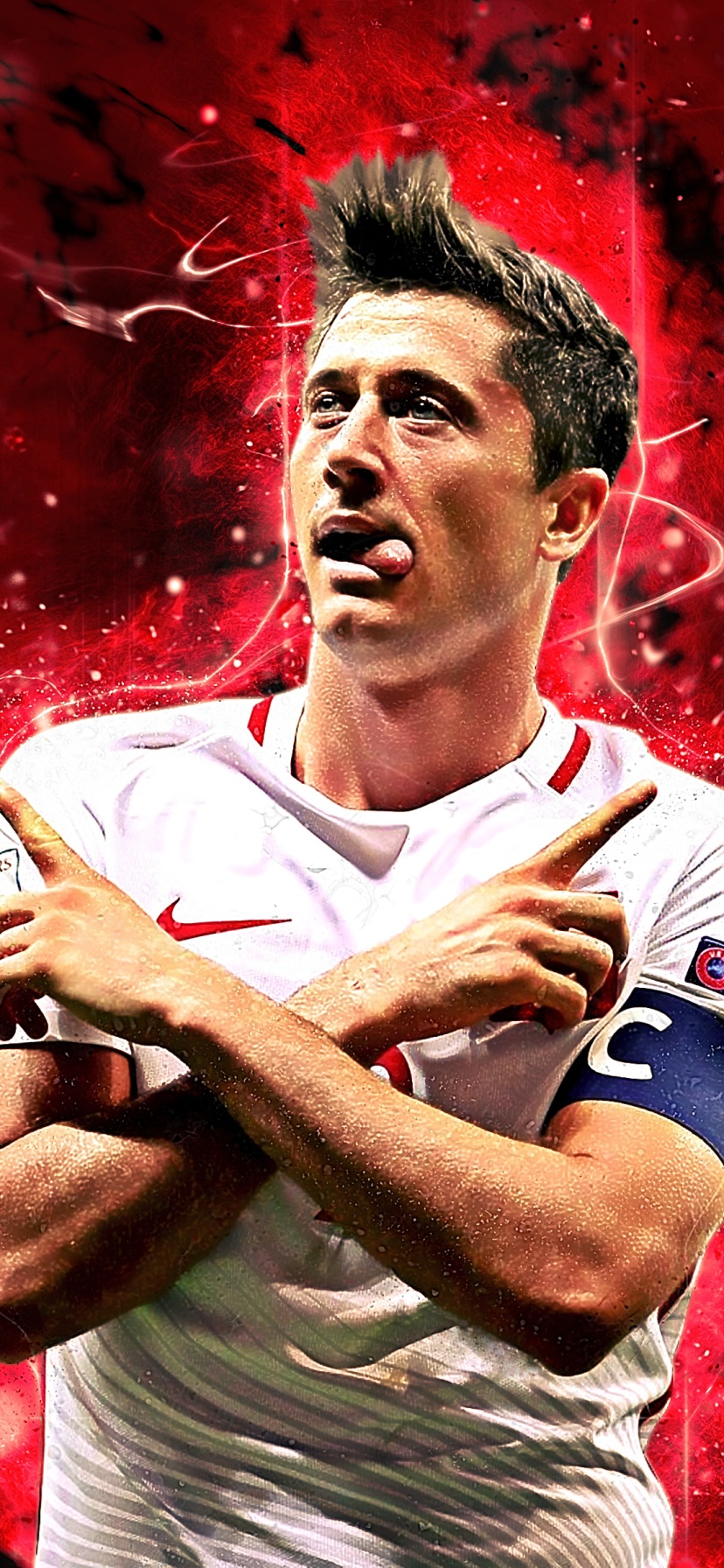 Wallpaper / Sports Robert Lewandowski Phone Wallpaper, Soccer, Polish, 828x1792 free download