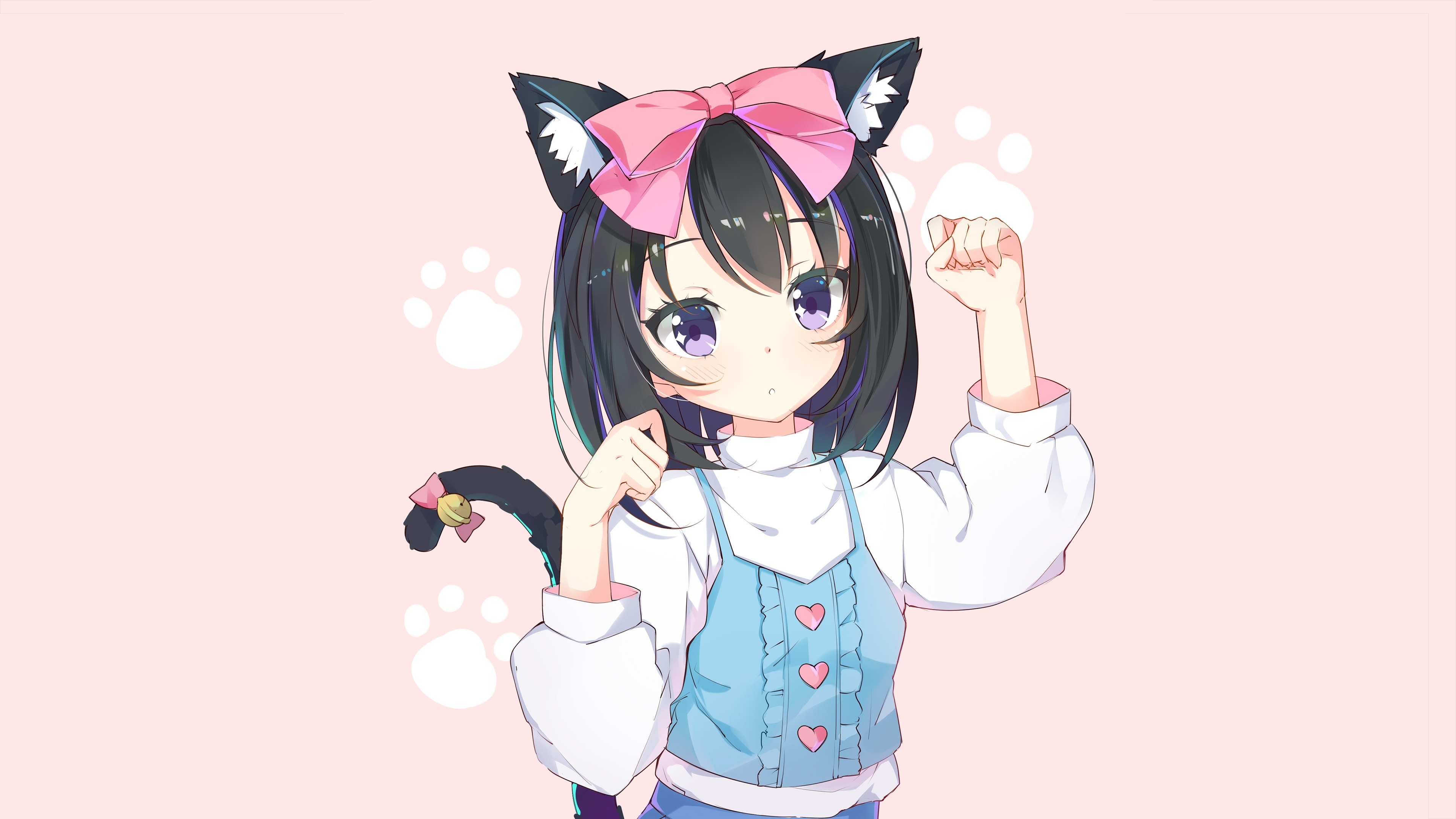 Download wallpaper 3840x2160 elf ears