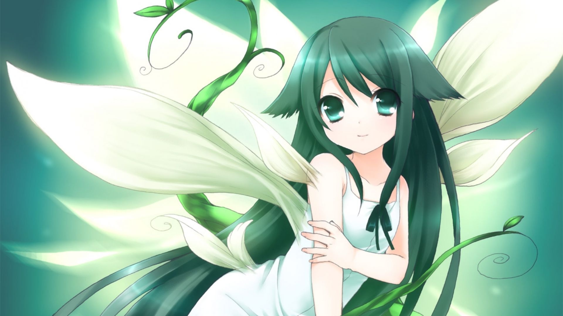 Desktop Wallpaper Saya, Saya No Uta, Anime Girl, Wings, HD Image, Picture, Background, 2kb4wy