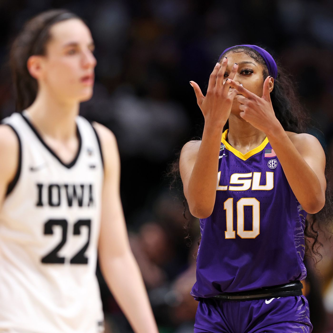 Angel Reese taunted Iowa's Caitlin Clark and exposed an NCAA double standard
