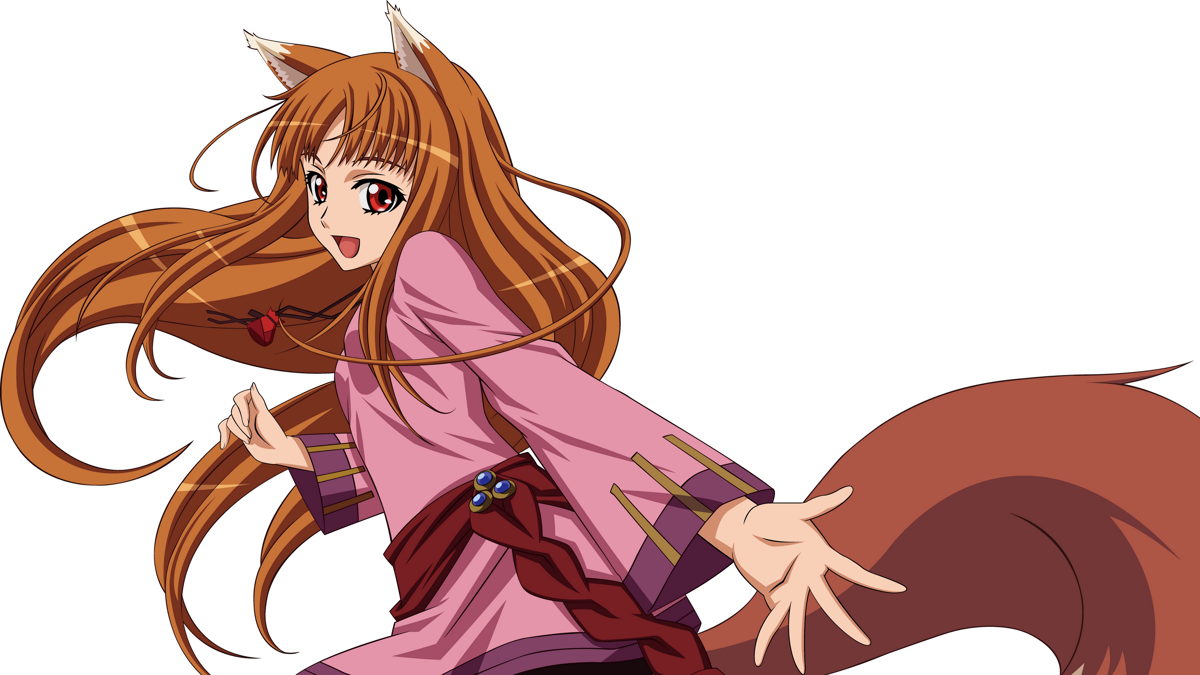 Wallpaper 4k spice and wolf, horo, girl, fox 4k Wallpaper
