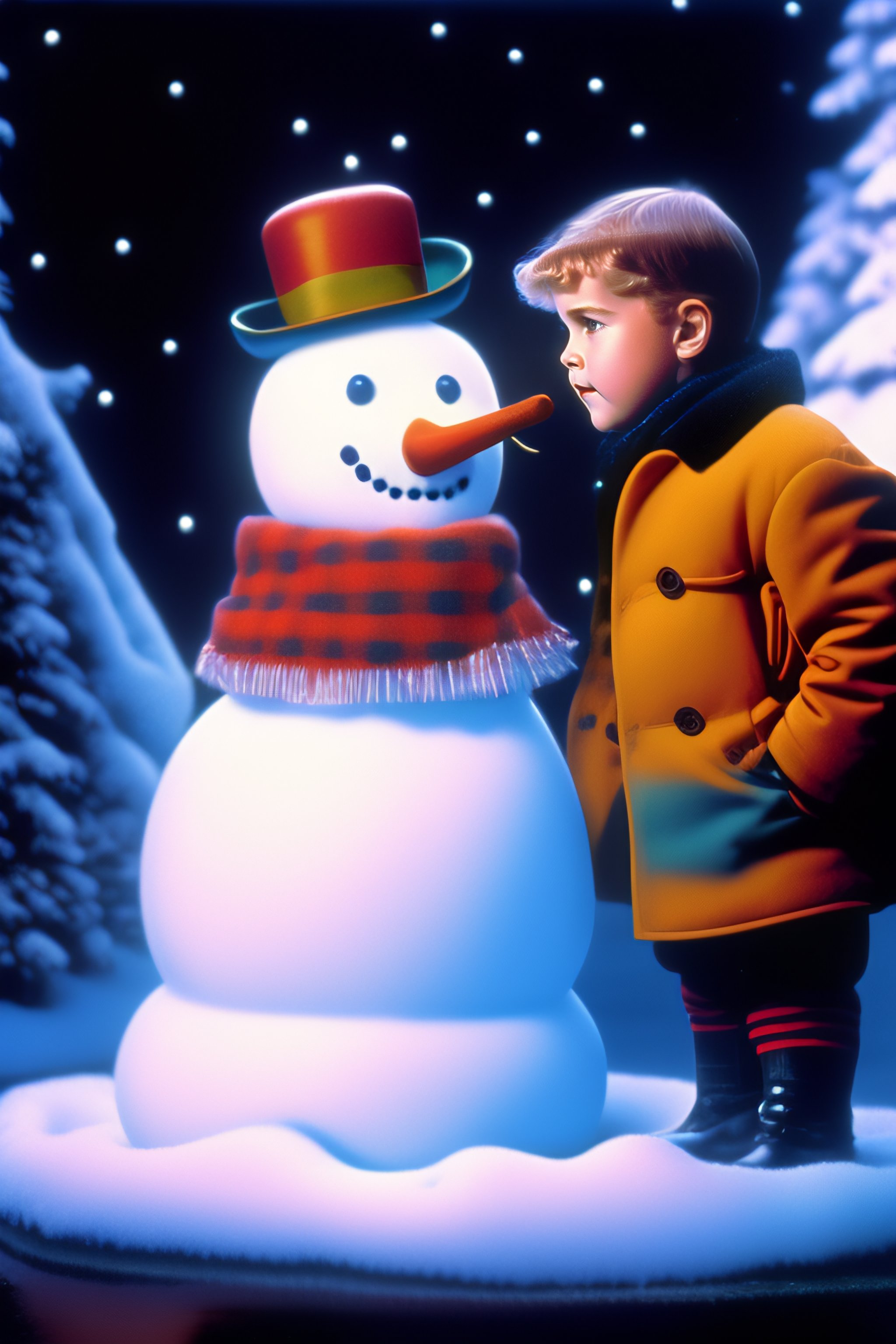 The Snowman is a 1982 British animated television film pastels, crayons on celluloid