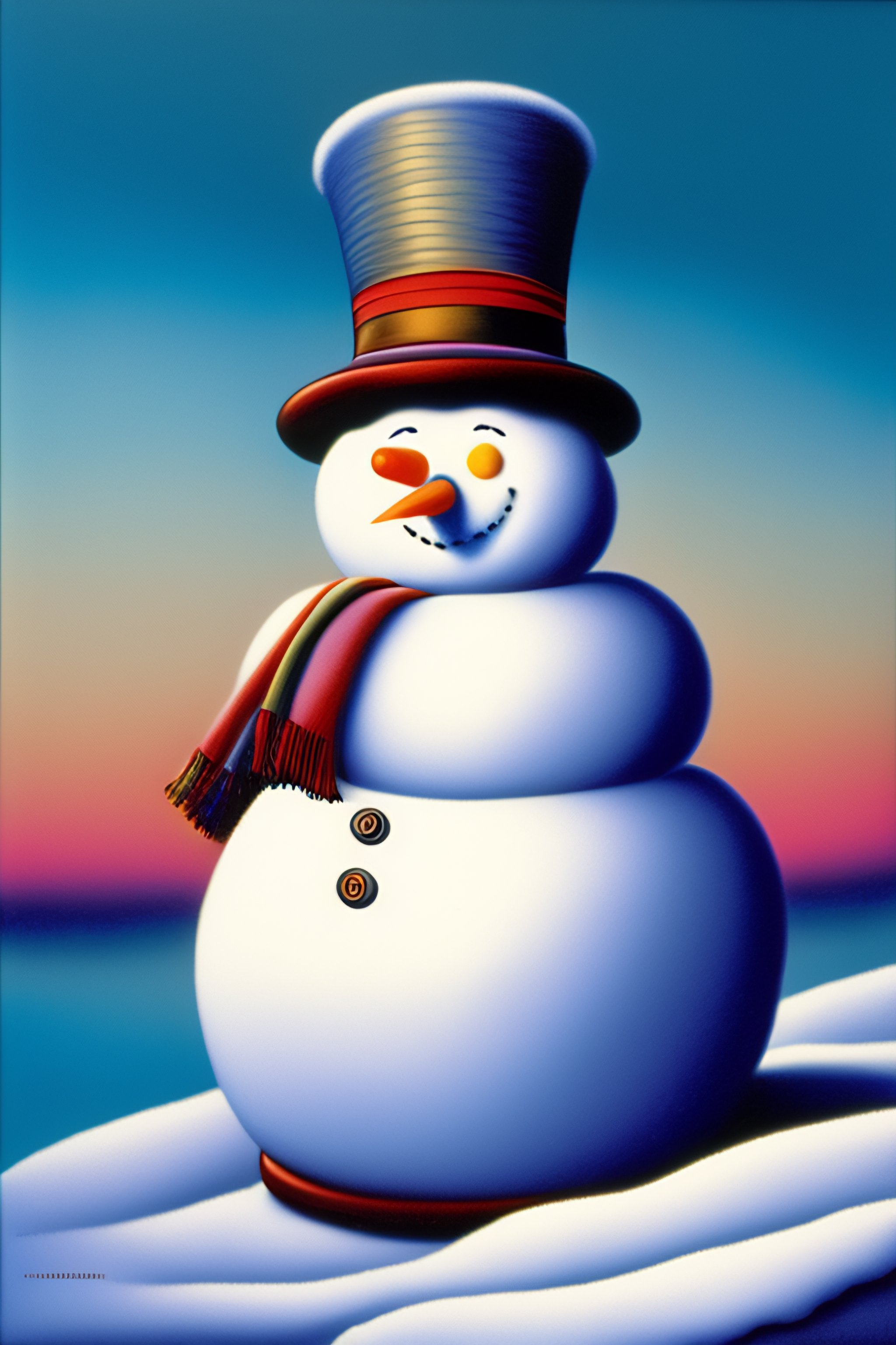 The Snowman is a 1982 British animated television film pastels, crayons on celluloid