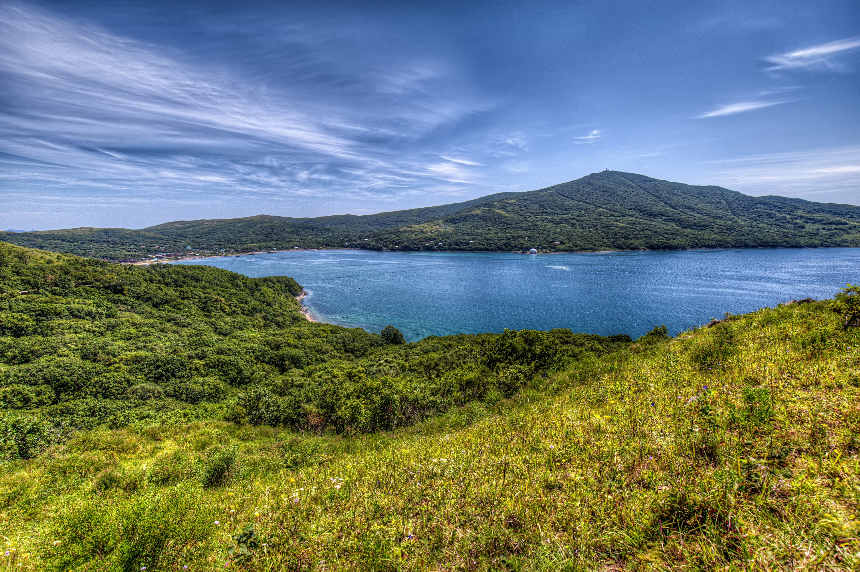 Vladivostok, Russia, Rivers, Hill, Grass Gallery HD Wallpaper