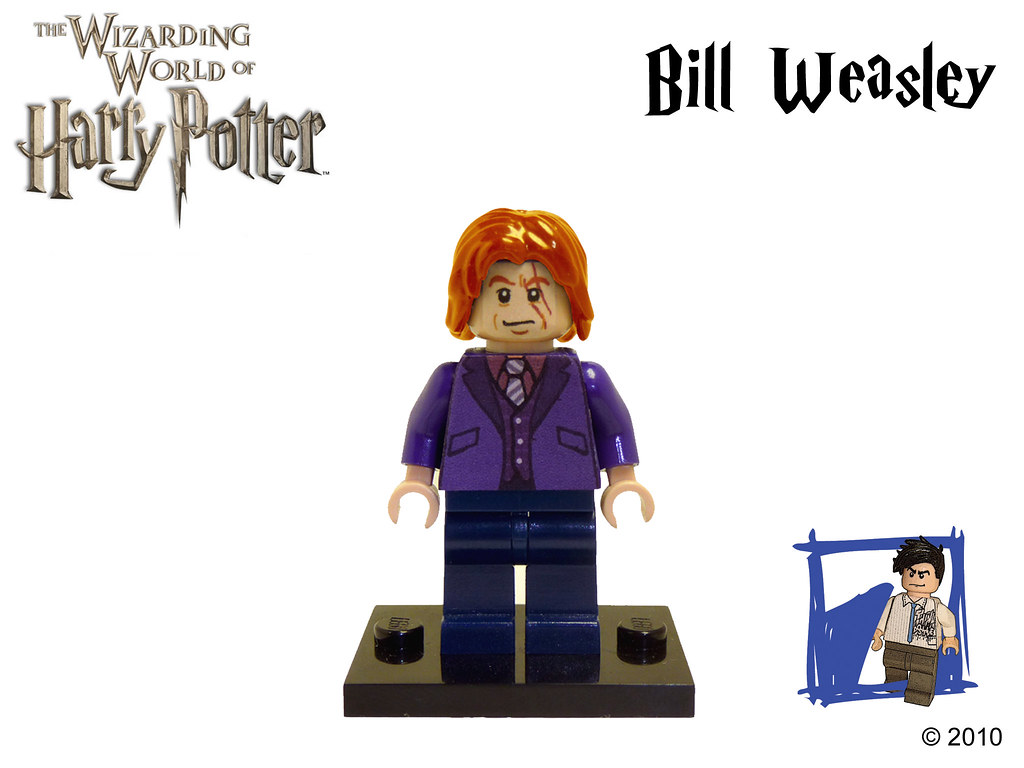 Bill Weasley. Custom Bill Weasley minifigure, the decals we