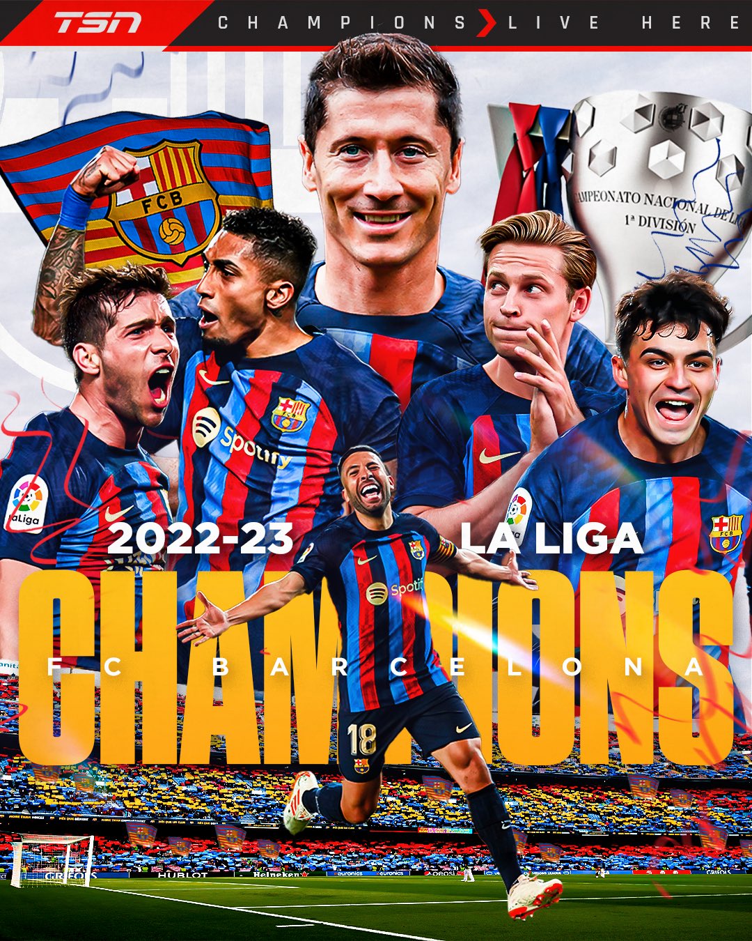 FC Barcelona La Liga 2023 Champions Wallpapers - Wallpaper Cave