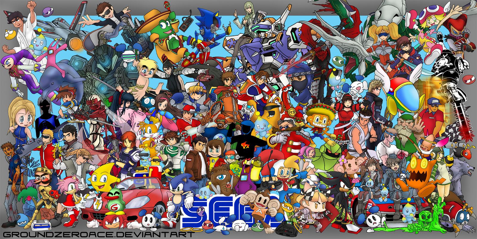 SEGA All Stars!. Gaming Wallpaper Hd, Gaming Wallpaper, Sega