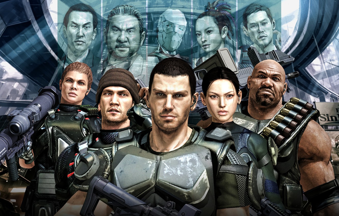 Wallpaper sega, video game, characters, binary domain image for desktop, section игры