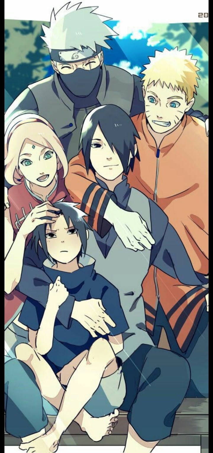 Download Family Team 7 Naruto iPhone Wallpaper