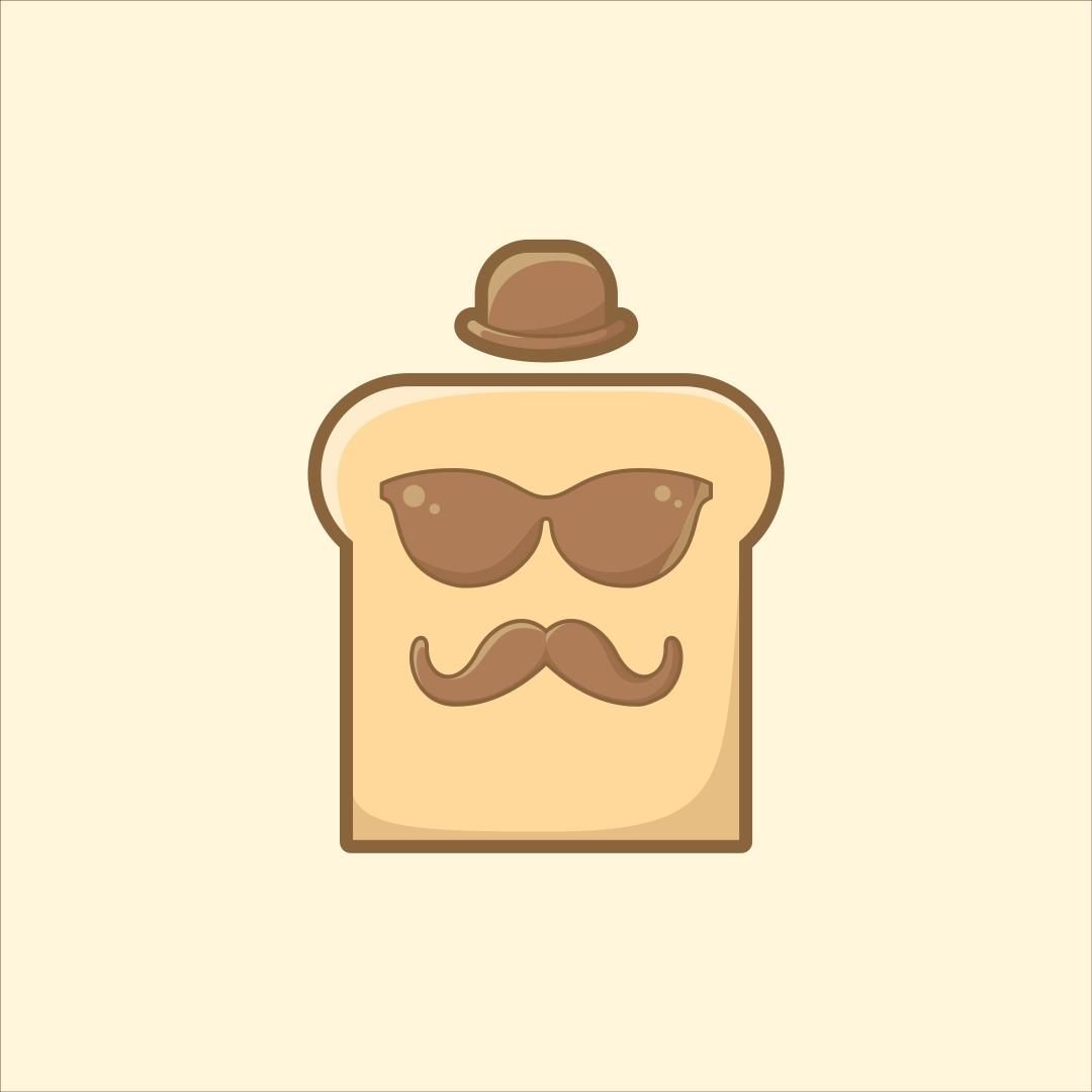 Disguised Toast's Logo Animation. Graphic illustration, Graphic design, Motion graphics