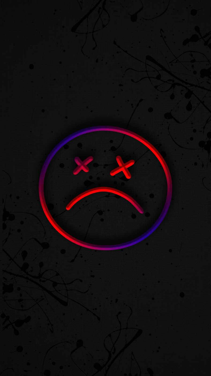 Download Sad Emoji Face iPhone Wallpaper