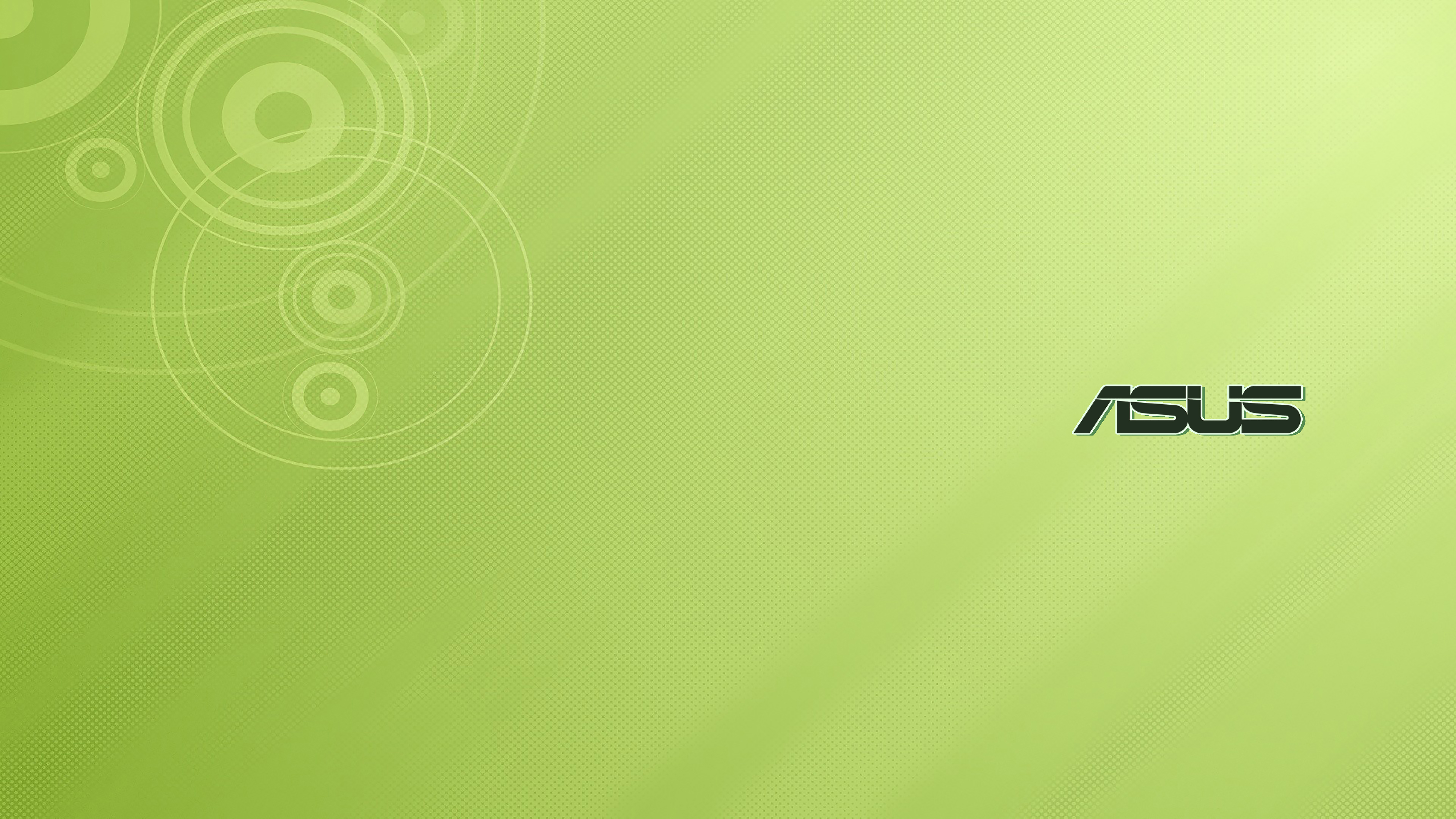 Wallpaper, ASUS, digital art, gradient, green, logo 7680x4320