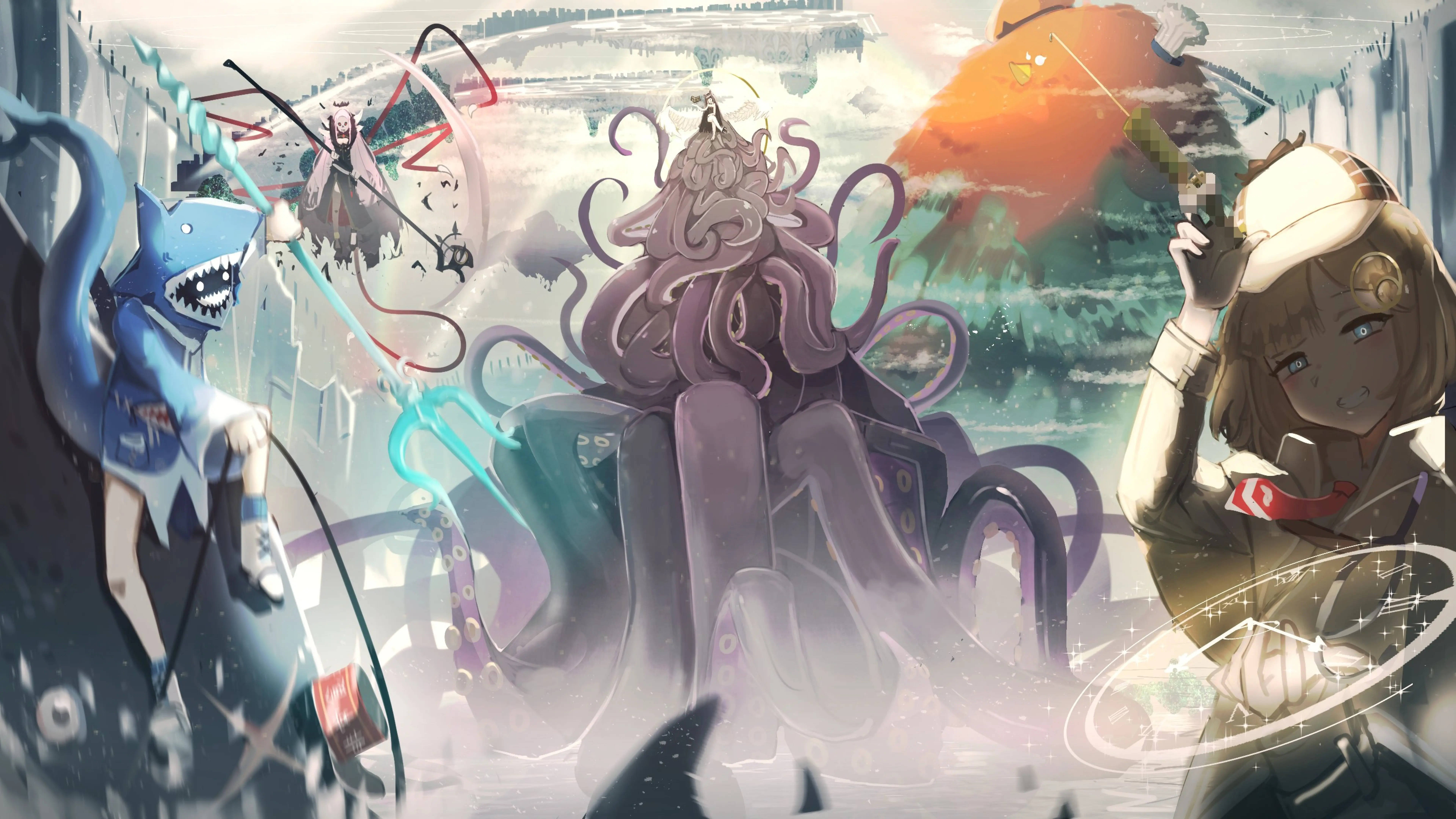 Download 8k Anime Holomyth Art Wallpaper