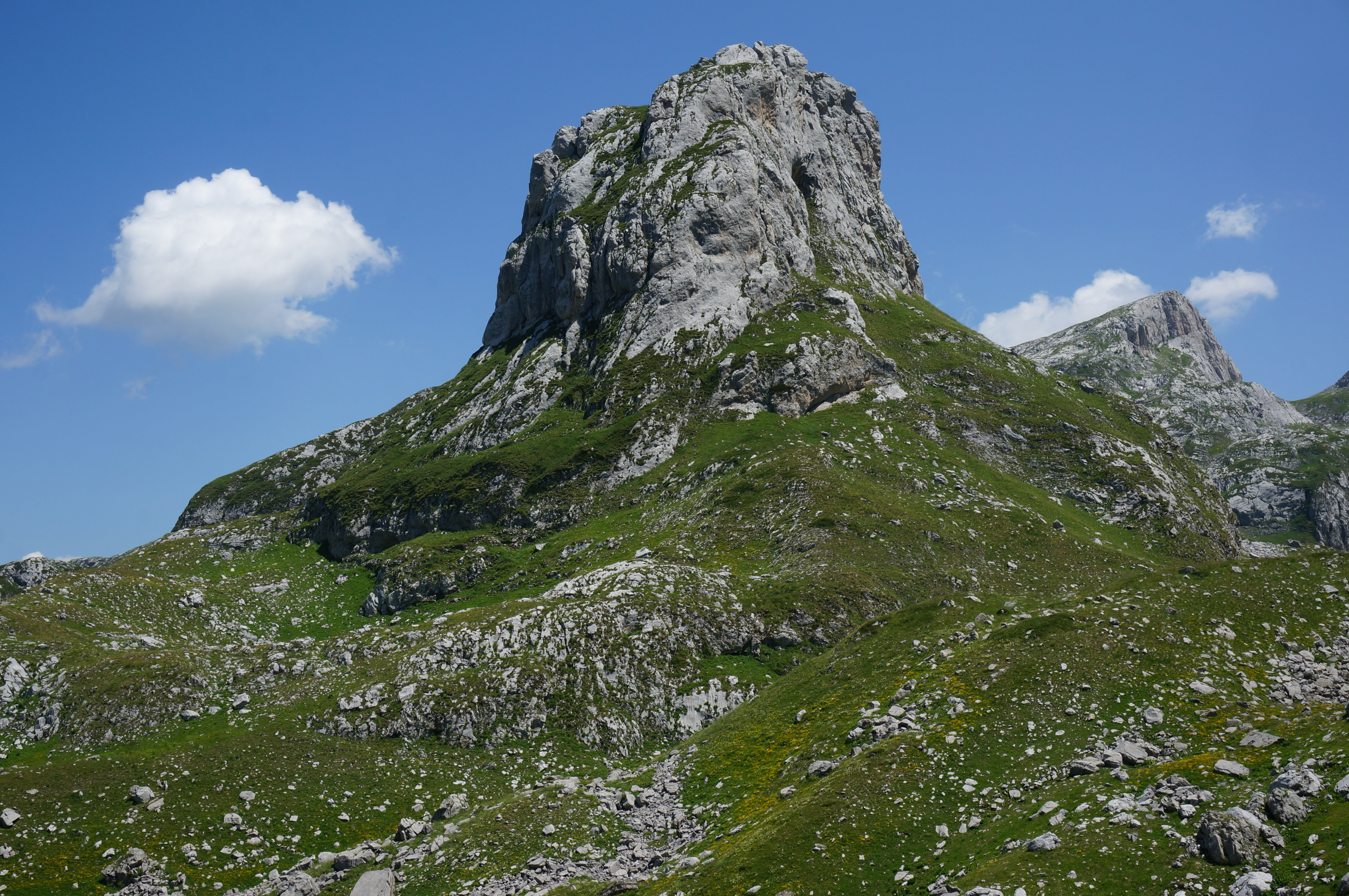 Wallpaper, sky, cliff, mountain, nature, rock, landscape, outdoor, mountaineering, mountainside, Albania, Montenegro, rockformation, prokletije, majarosit, mtprokletije, mountainainpeak 4912x3264