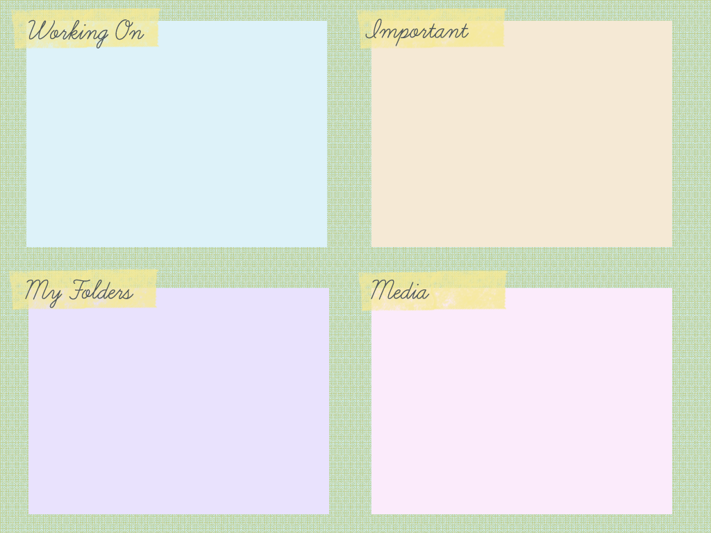 Desktop Organization Wallpaper
