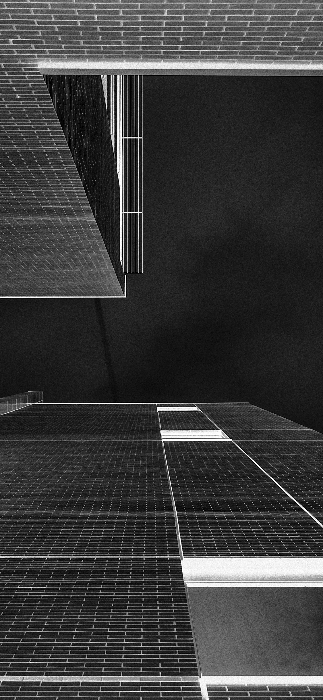 iPhone X wallpaper. architecture art bw gray city dark