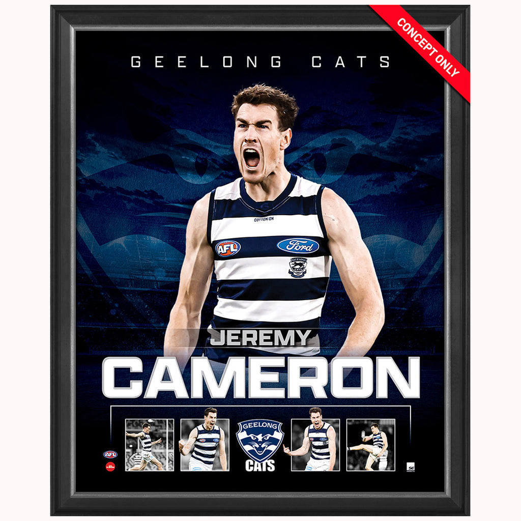 Jeremy Cameron Geelong F.C. Official Licensed AFL Print Framed New
