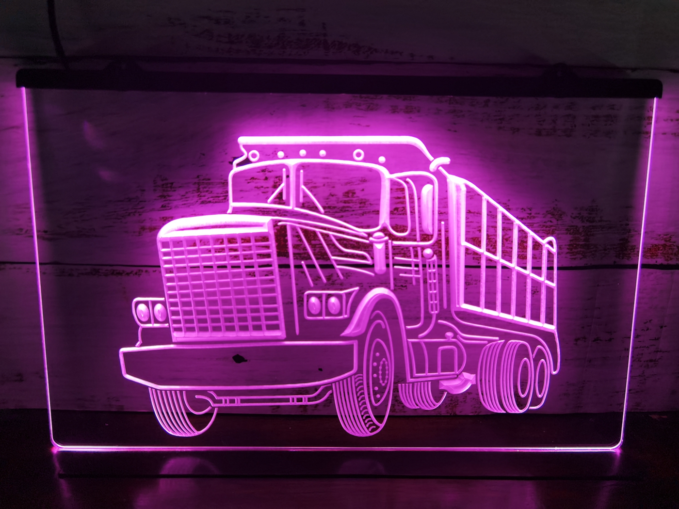 Dump Truck Car Display Bar New Gift Led Neon Light Sign -i937 & Signs