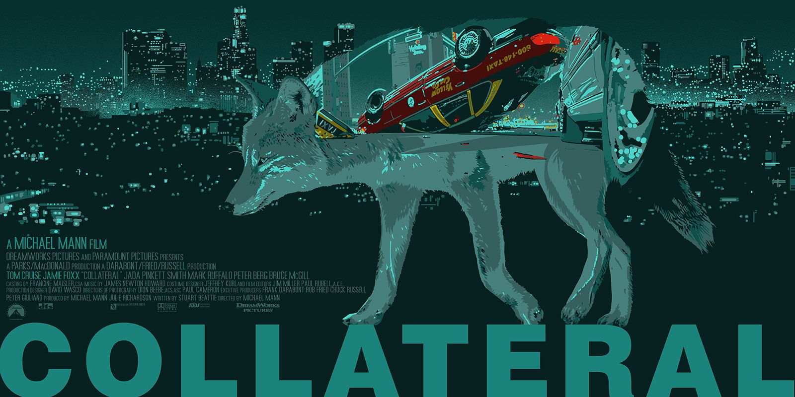 Collateral Dark Inker - Michael mann, Alternative movie posters, Michael