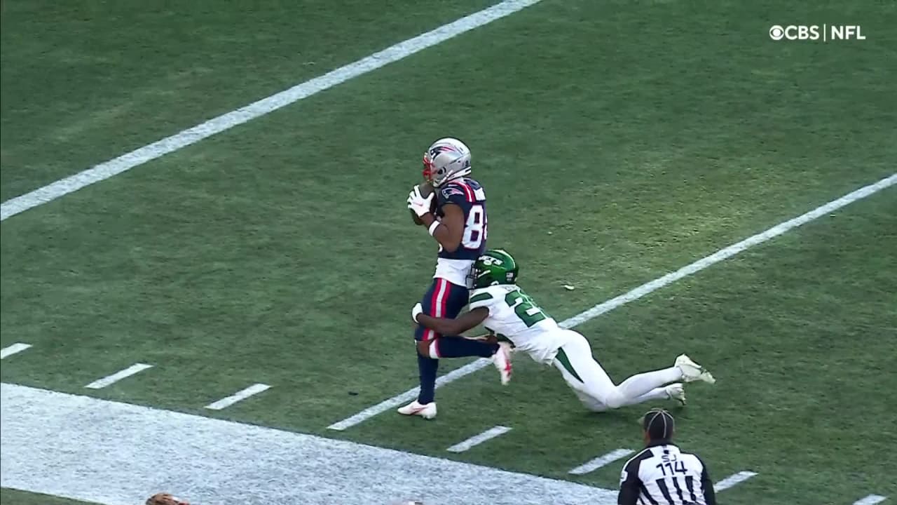 New England Patriots Wide Receiver Kendrick Bourne Nearly Goes The Distance On 46 Yard Gain