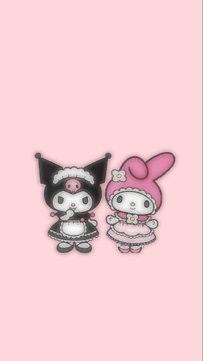 my melody and kuromi background. Hello kitty iphone wallpaper, Hello kitty wallpaper, Hello kitty background