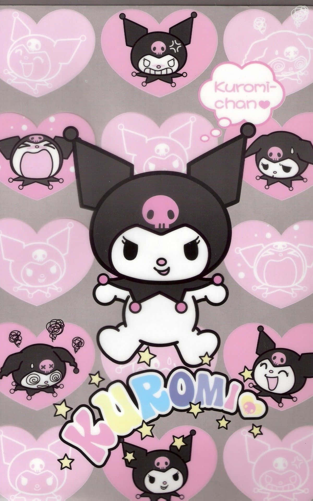 Download Enjoy your Kuromi iPhone, the perfect choice for those who love the adorable Hello Kitty character. Wallpaper