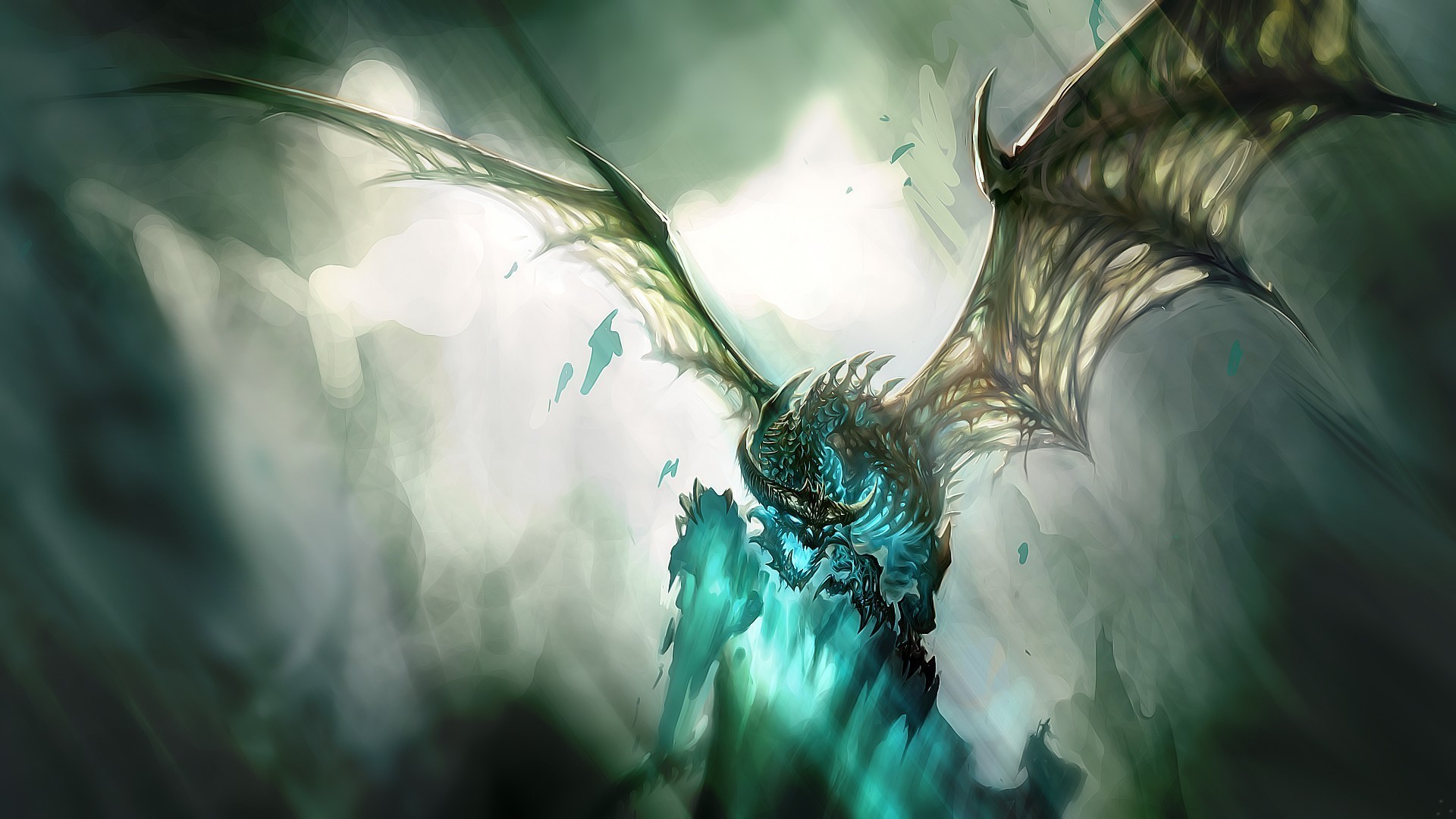 skeleton, dragon Gallery HD Wallpaper