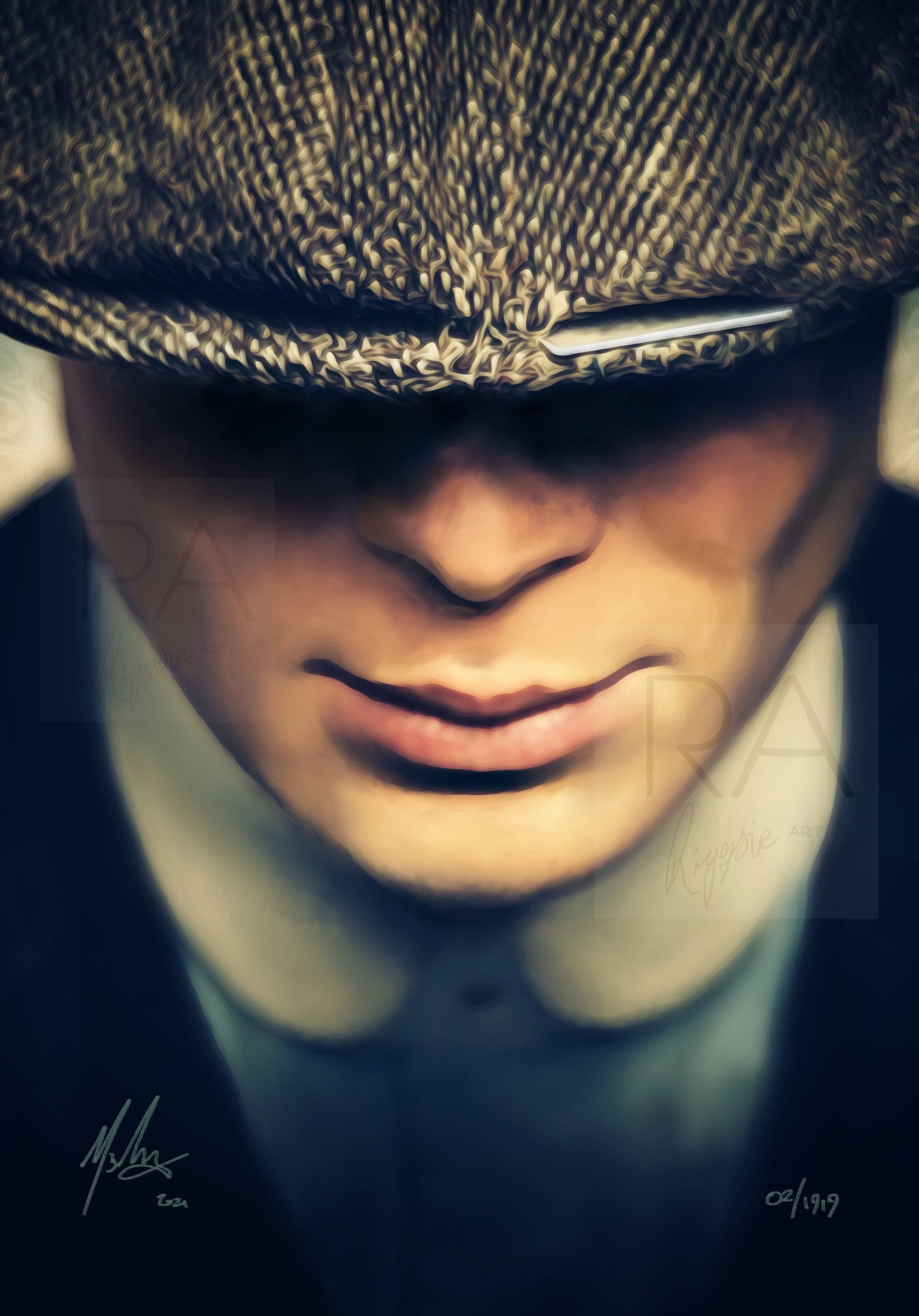 Tommy Shelby Poster Print Peaky Blinders Print Cillian