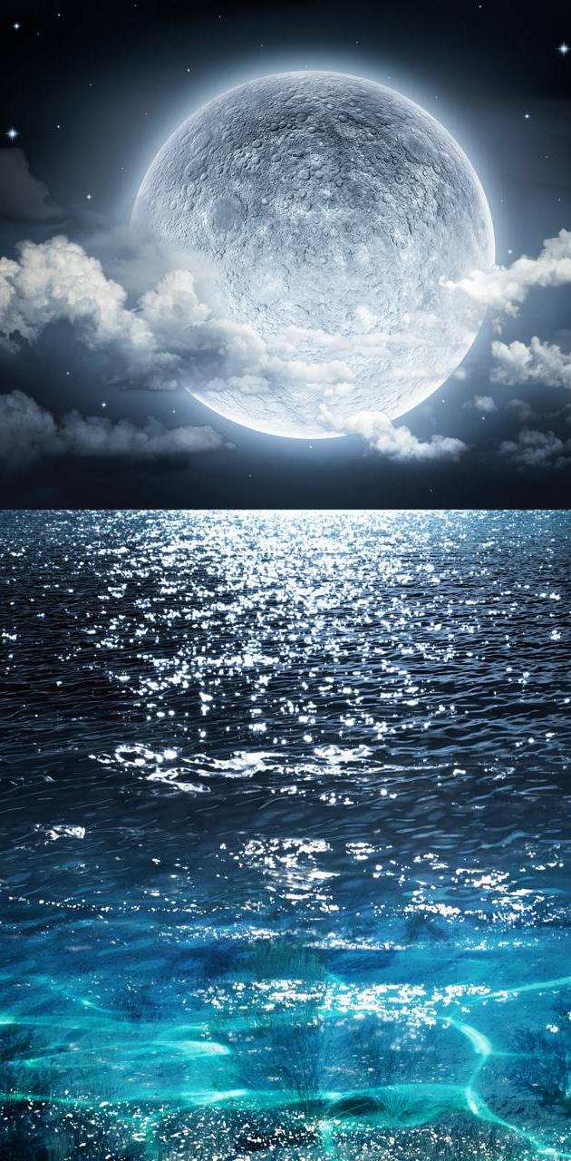 Super moon wallpaper