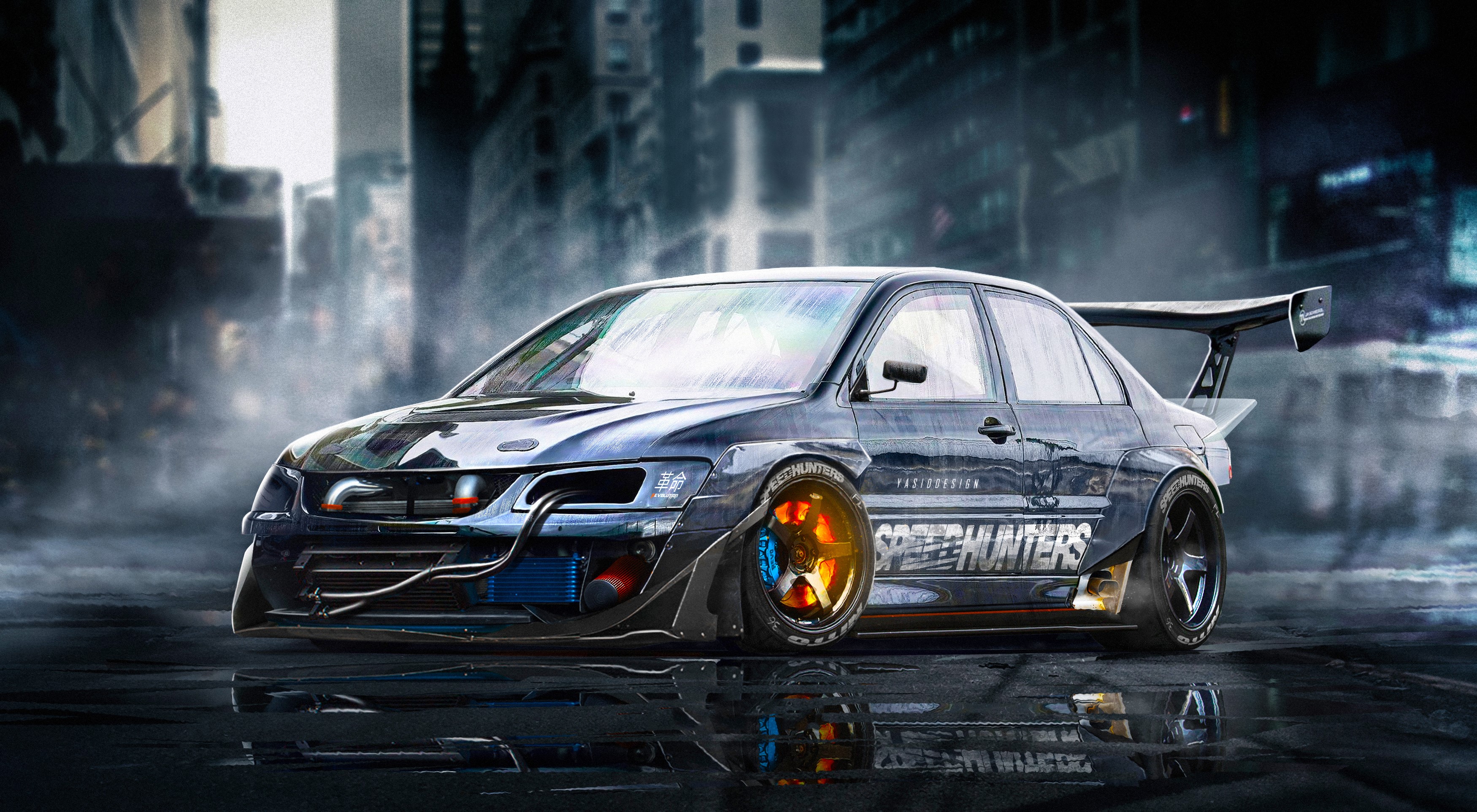 Lancer Evolution 9 YASIDdesign Brake Sport, Mitsubishi Gallery HD Wallpaper