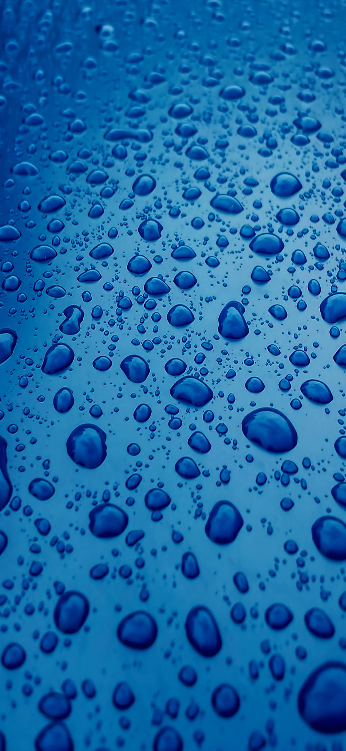 iPhone X wallpaper. rain drop nature blue sad pattern