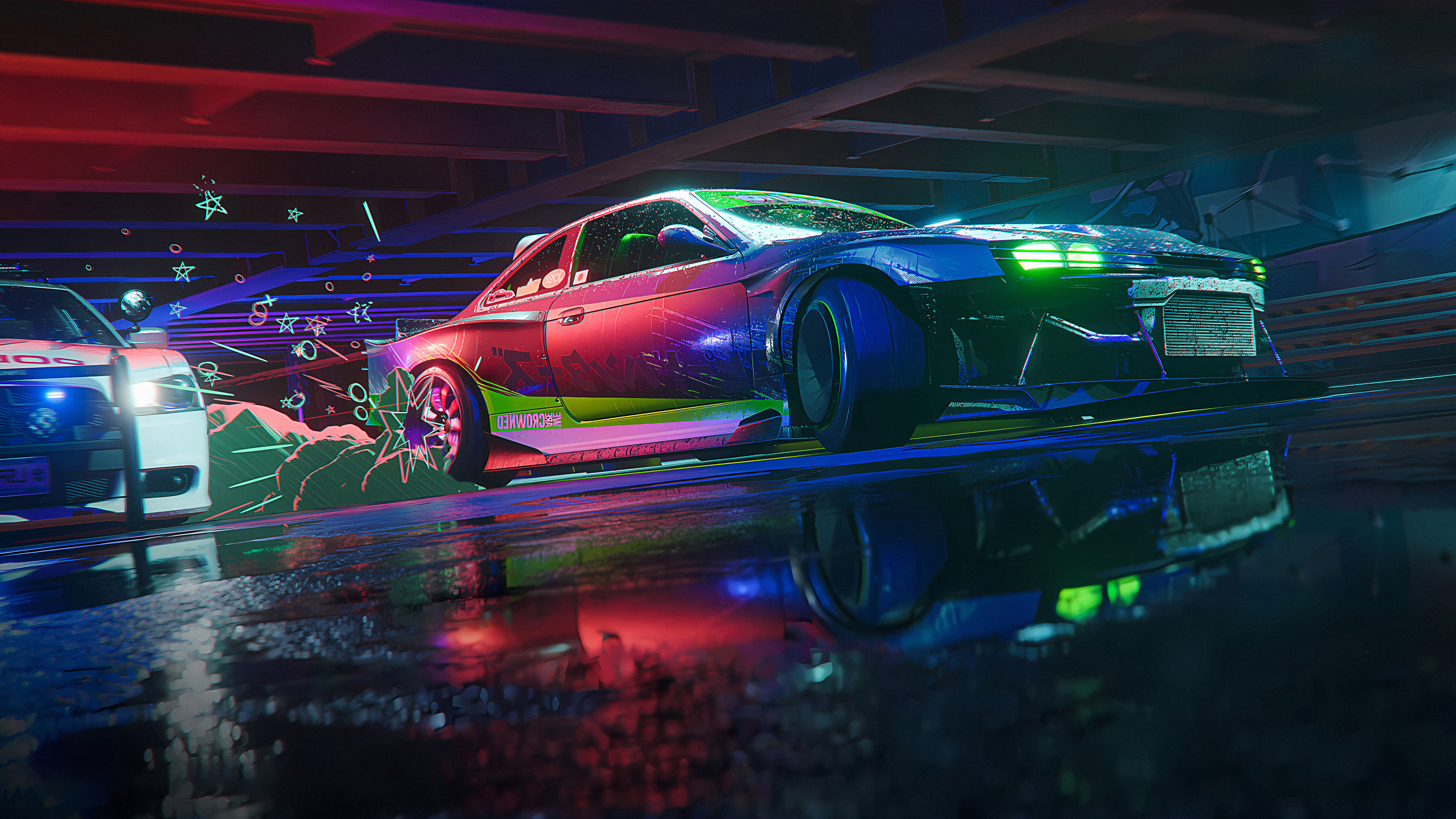 Wallpaper, Need for speed Unbound, 4k, Need for Speed, EA Games, criterion games, car 3840x2160