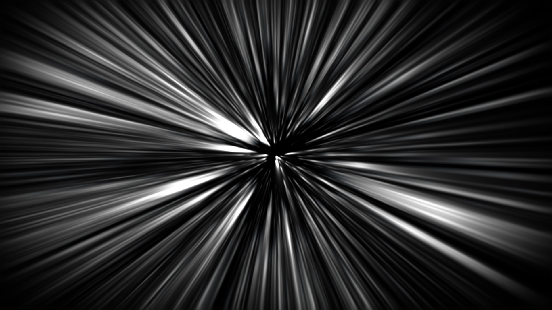Wallpaper, sunlight, digital art, simple background, black background, minimalism, symmetry, blurred, circle, lines, light, flower, shape, line, darkness, 1920x1080 px, black and white, monochrome photography, fractal art, close up, Speed Blur