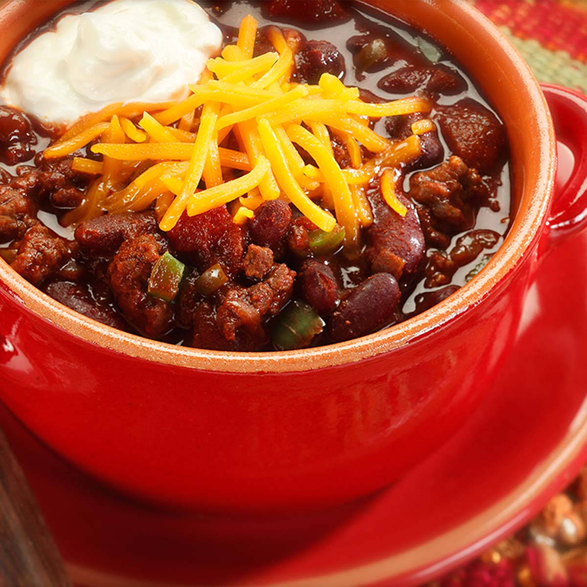 Download Chili Con Carne With Cheddar Cheese Wallpaper