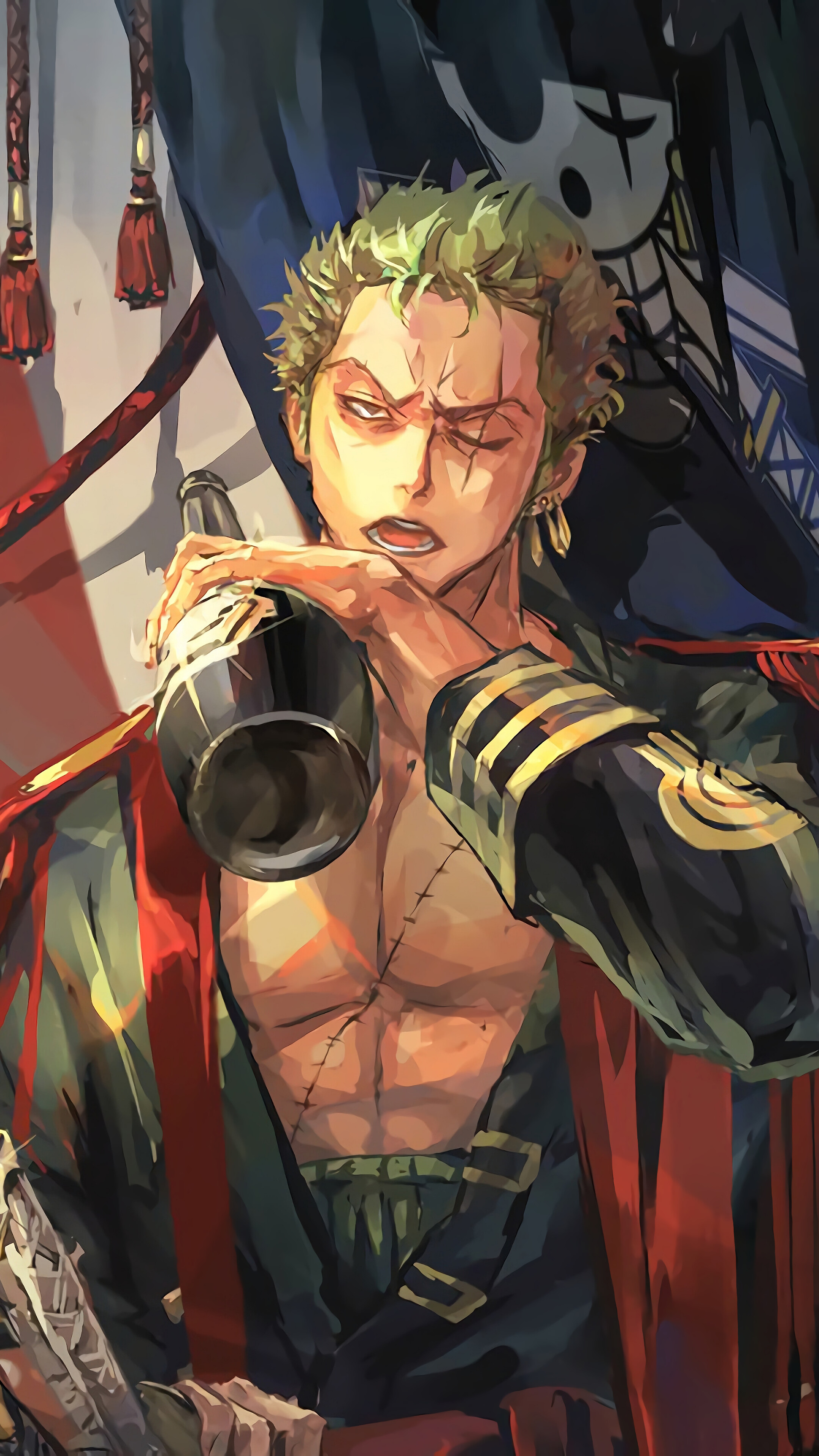 One Piece Zoro Anime - Paint By Numbers - Painting By Numbers