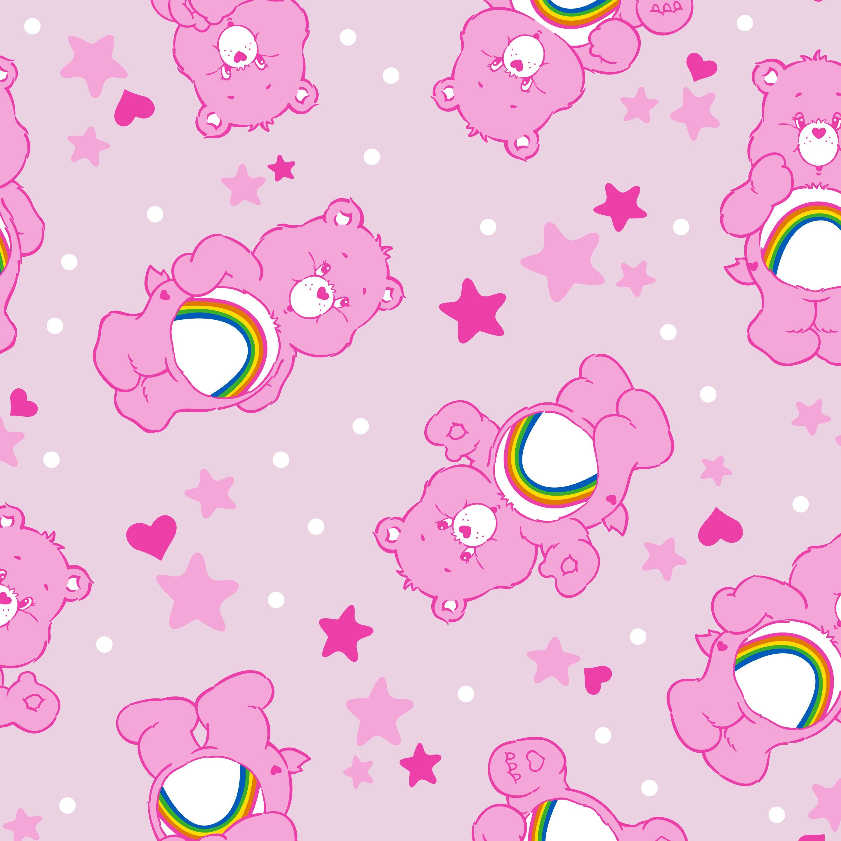 Cheer Bear Pattern. Bear wallpaper, Care bear, Bear pattern