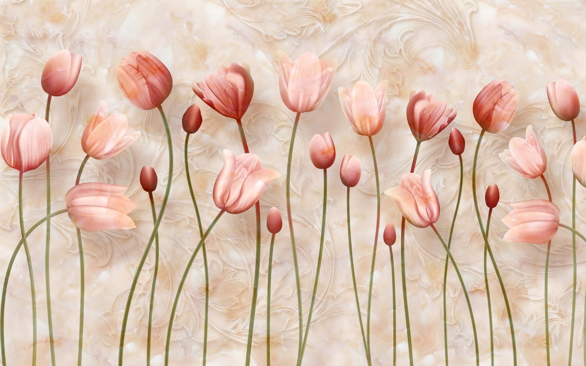 Tulips Art Wallpapers - Wallpaper Cave